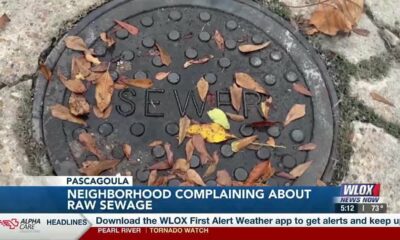 LIVE: Pascagoula neighborhood complaining about raw sewage