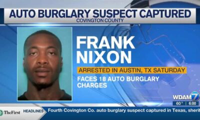 Covington County burglary suspect arrested in Texas