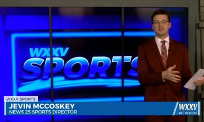 WXXV Sports Director Jevan McCoskey, Debut Sports Segment