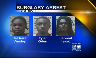 Trio arrested for burglary in Starkville