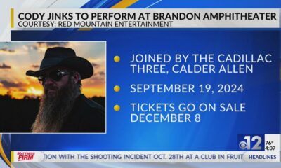 Cody Jinks to perform at Brandon Amphitheater