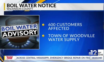 Boil water notice issued for 600 customers near Woodville