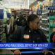 Students from Tupelo Public School District shop with a cop