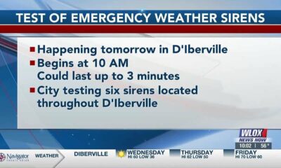 City of D'iberville to undergo test on emergency weather sirens