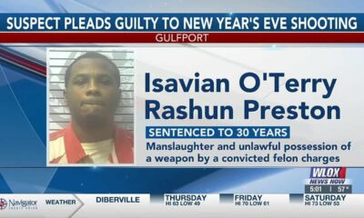 Gulfport man sentenced for role in 2021 New Year's Eve shooting