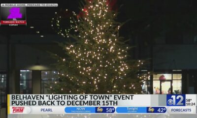 Belhaven Lighting of the Town event pushed back