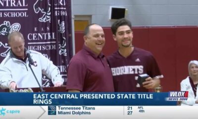 East Central baseball presented with state championship rings