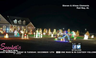 12 Nights of Christmas Lights Dec. 11 winner – Steven and Alissa Clements of Red Bay, Alabama