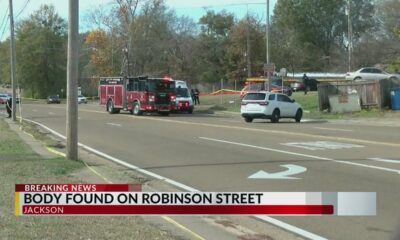 Body found on Robinson Street in Jackson