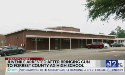 Teen arrested after gun found at Forrest County Agricultural High School