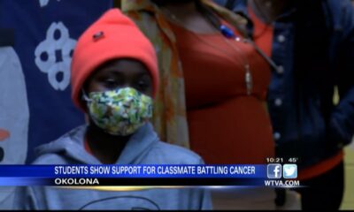 Okolona students show support for fellow 4th grader battling cancer