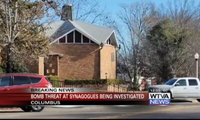 Bomb threats called in at Jewish temples in Columbus and Tupelo