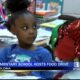 Okolona Elementary students make goodie bags for local grandmothers