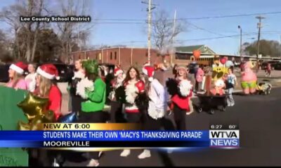 Mooreville students made their own Macy’s Thanksgiving Day Parade