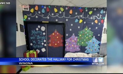 Winona school decorated for Christmas