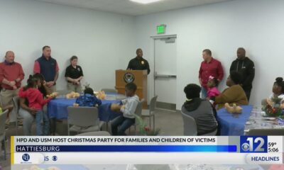 Hattiesburg PD hosts party for children impacted by violent crime