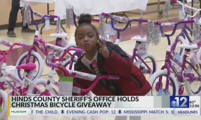 Hinds County Sheriff's Office Hosts Christmas Bicycle Giveaway