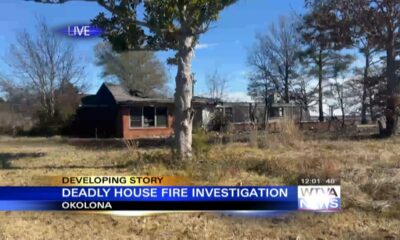 Man dead following house fire in Chickasaw County