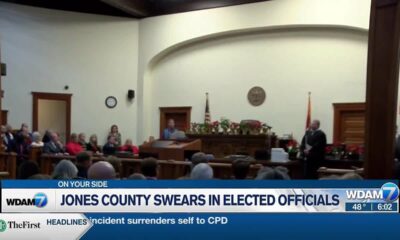 Jones County swears in elected officials