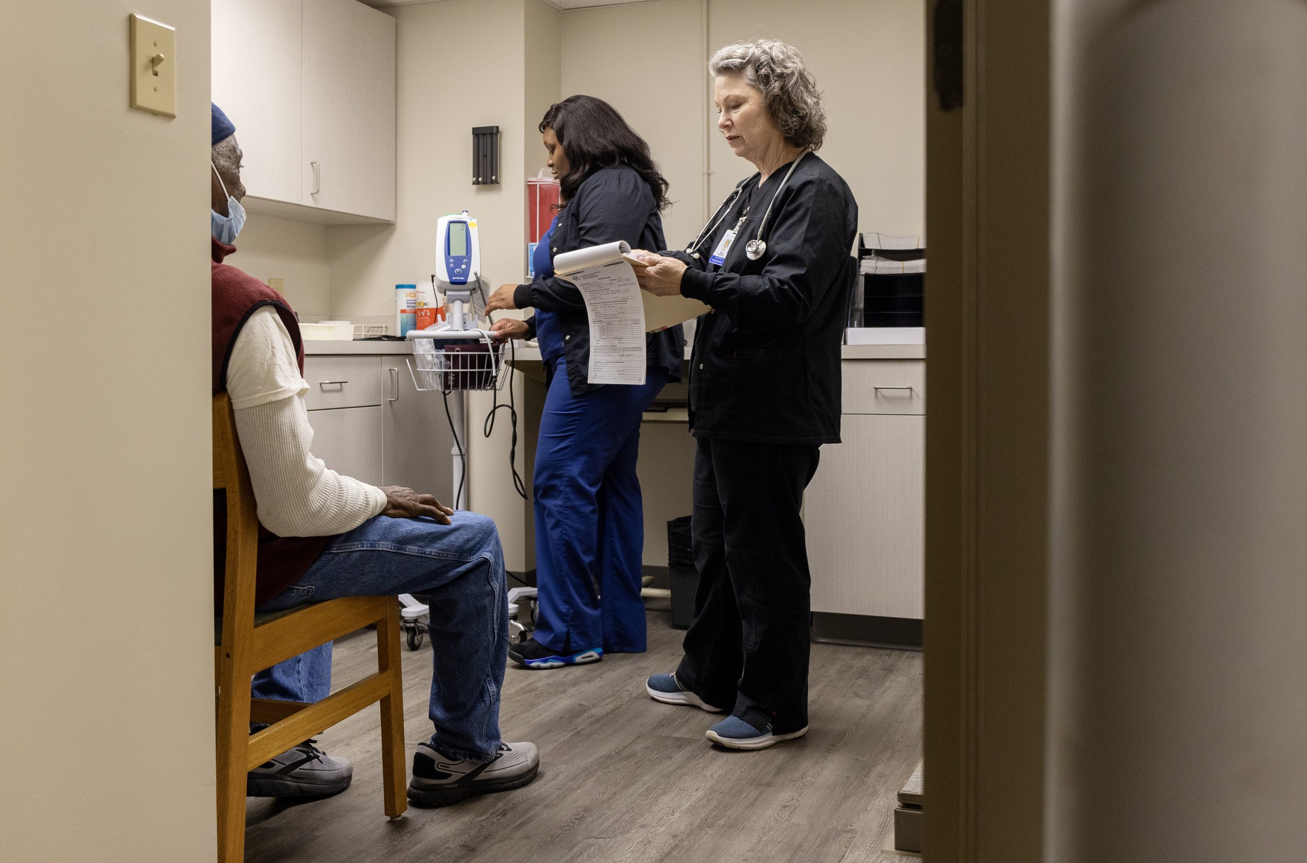 Photos: St. Dominic’s clinic reopens at  Stewpot after flood