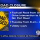 Amory closing road Tuesday morning, expect travel impacts