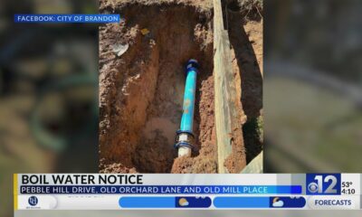 Brandon neighborhood sees low water pressure after water main break