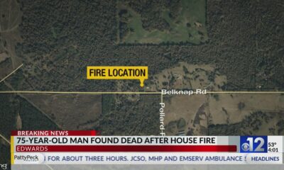 75-year-old man found dead after Edwards house fire