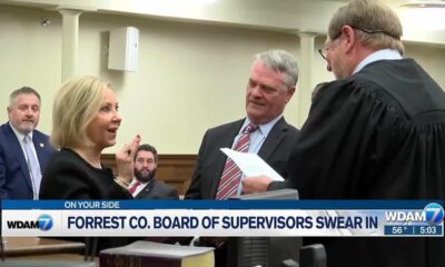 Forrest Co. Board of Supervisors swear in