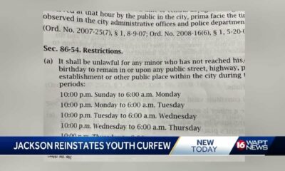 Jackson City Council approves youth curfew