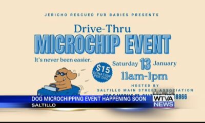 Pet microchip event set for Jan. 13 in Saltillo