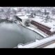 RAW VIDEO: Drone Footage of Wichita Snowfall