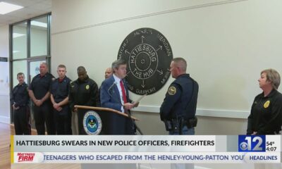 Hattiesburg swears in new police officers, firefighters