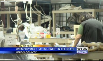 Union County has the lowest unemployment rate in the state at 1.8%