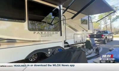 RV park campers in Hancock County enjoying Coast’s milder winter weather