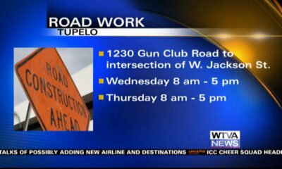 Road closing in Tupelo Wednesday, expect travel impacts