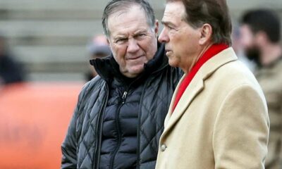 Nick Saban & Bill Belichick Pine Belt Reactions