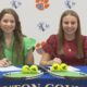 Newton County Tennis Teammates sign the dotted line