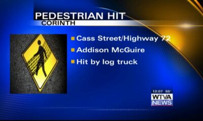 Log truck struck 12-year-old in Corinth