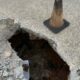 Concerns over hole near Hardy Street