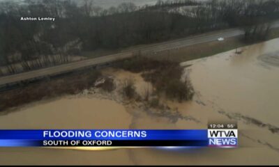 Some flooding shown south of Oxford