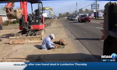 City of Hattiesburg takes care of road hole