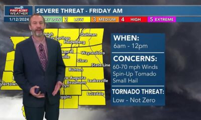 01/12 Ryan's "First Alert" Friday Morning Forecast