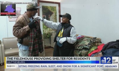 The Fieldhouse provides shelter for Hattiesburg residents