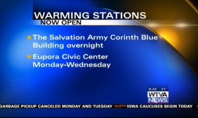 Warming centers open up in Mississippi during winter storms