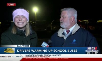 LIVE: Students, staff and faculty braved the freezing temperatures as they head back to school