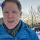 Matt Laubhan takes a sled ride down the WTVA 9 News driveway