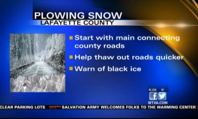 Lafayette County will clear county roads on Wednesday