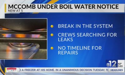 McComb issues boil water notice after pressure drops