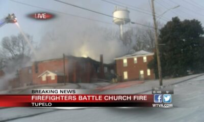 Fire destroyed church in Tupelo Wednesday morning