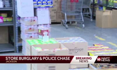 Burglars steal K in cigarettes